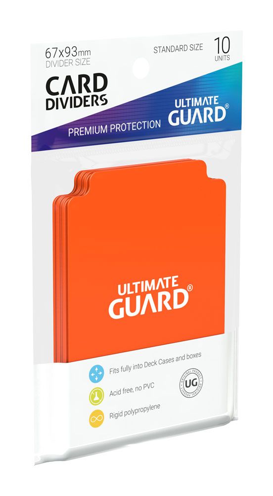Ultimate Guard Divisori per Carte Standard (10) - Arancione