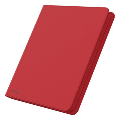 Ultimate Guard Zipfolio 480 24 tasche Xenoskin - Portacarte Rosso