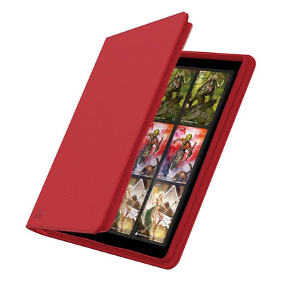 Ultimate Guard Zipfolio 480 24 tasche Xenoskin - Portacarte Rosso