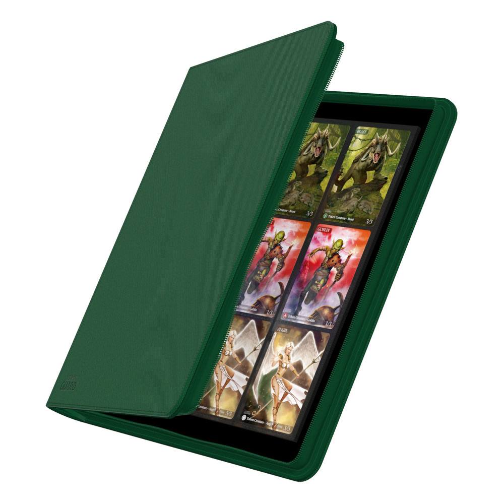 Ultimate Guard Zipfolio 480 24 tasche Xenoskin - Album portacarte verde