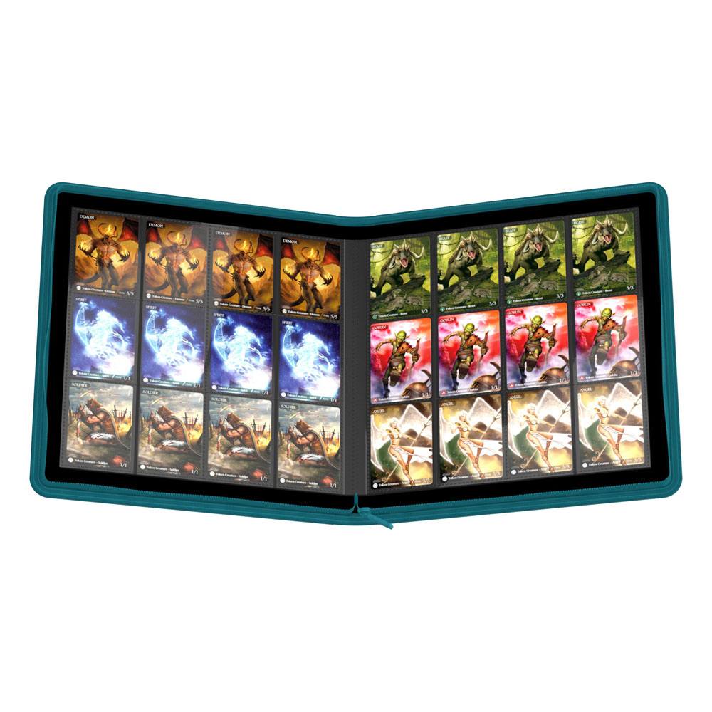 Ultimate Guard Zipfolio 480 24 tasche Xenoskin - Portacarte Petrol
