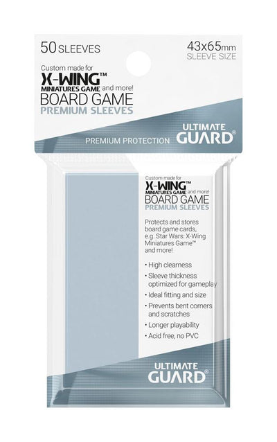 Ultimate Guard Bustine Protettive per Carte da Gioco (50) - X-Wing Miniatures Game, 43x65 mm