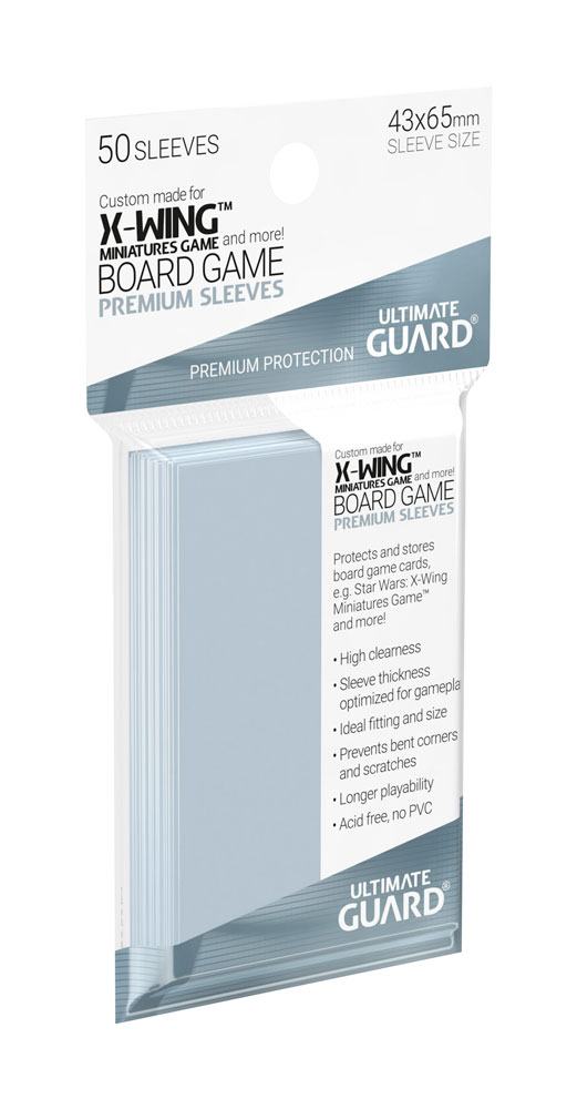 Ultimate Guard Bustine Protettive per Carte da Gioco (50) - X-Wing Miniatures Game, 43x65 mm