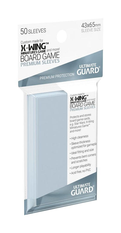 Ultimate Guard Bustine Protettive per Carte da Gioco (50) - X-Wing Miniatures Game, 43x65 mm
