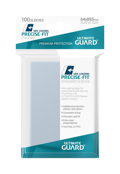 Ultimate Guard Precise-Fit Sleeves Standard Size (100) - Apertura Laterale