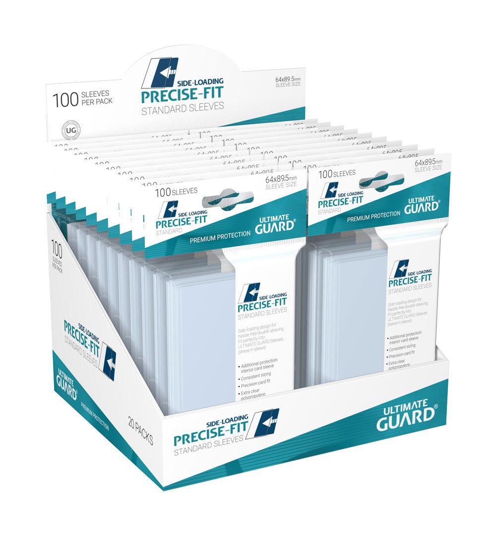 Ultimate Guard Precise-Fit Sleeves Standard Size (100) - Apertura Laterale