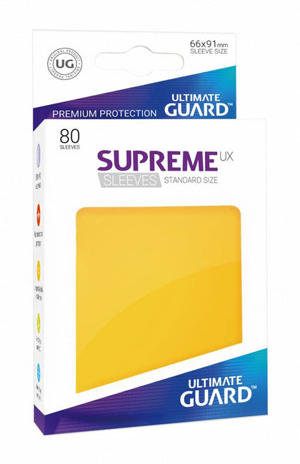 Ultimate Guard - Supreme UX Sleeves - Standard Size - Yellow (80)