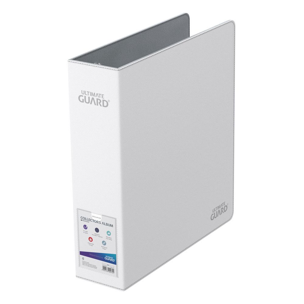 Ultimate Guard Collector's Album Xenoskin Regular - Bianco: Album per carte collezionabili con anelli a D