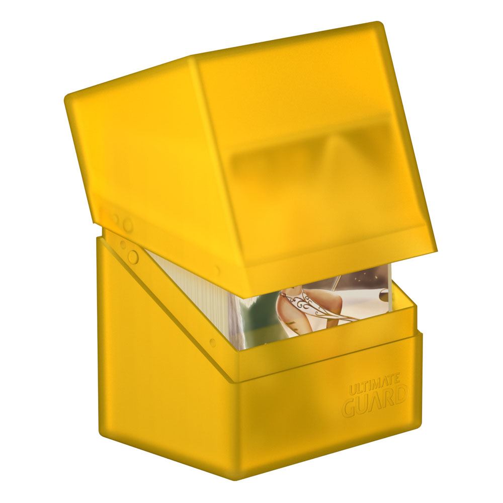 Ultimate Guard Boulder 80+ Portacarte Amber - Deck Box per 80 carte doppie