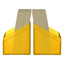 Ultimate Guard Boulder 80+ Portacarte Amber - Deck Box per 80 carte doppie