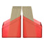 Ultimate Guard Boulder 80+ - Ruby Deck Box per Carte