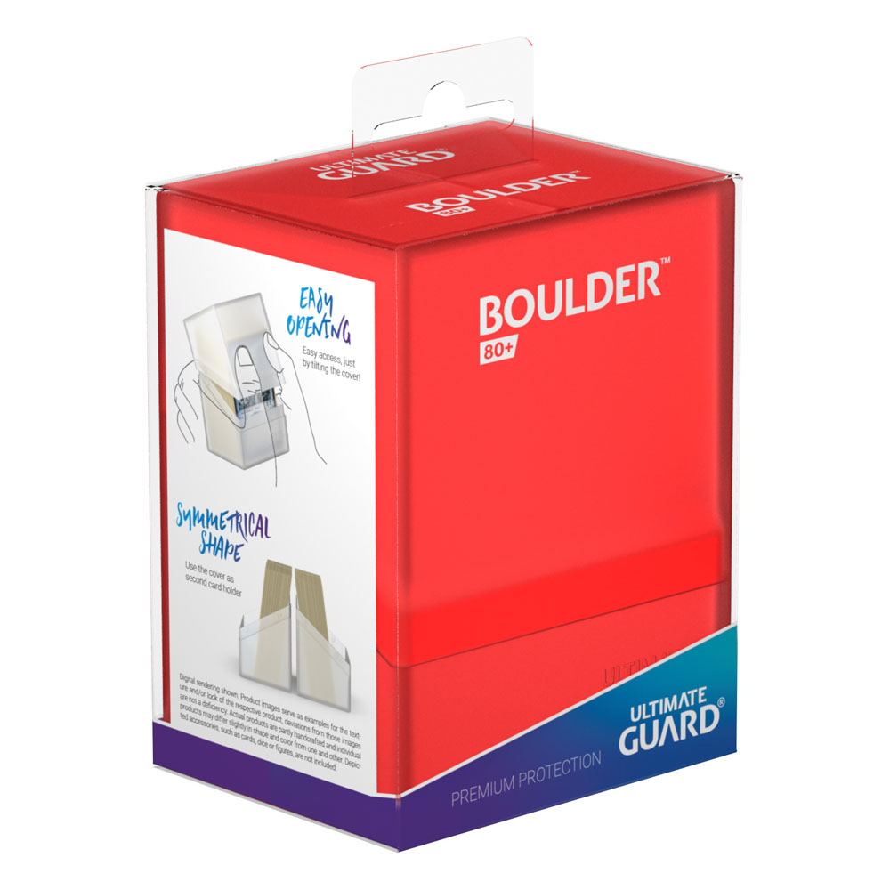 Ultimate Guard Boulder 80+ - Ruby Deck Box per Carte