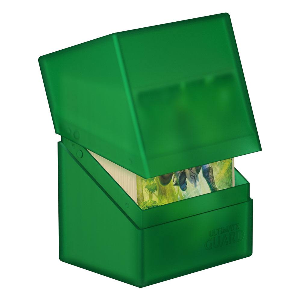Ultimate Guard Boulder 80+ - Portamazzi Verde Smeraldo per 80 Carte Double-Sleeved