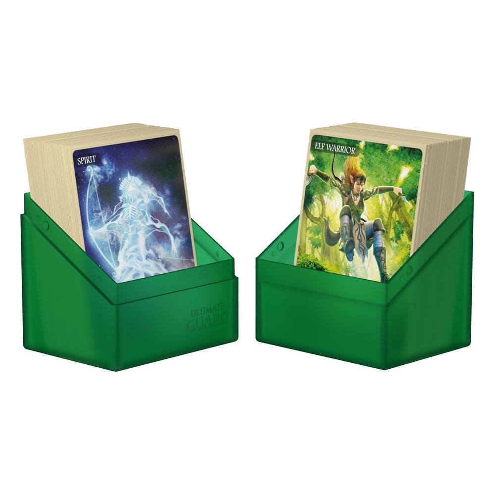 Ultimate Guard Boulder 80+ - Portamazzi Verde Smeraldo per 80 Carte Double-Sleeved