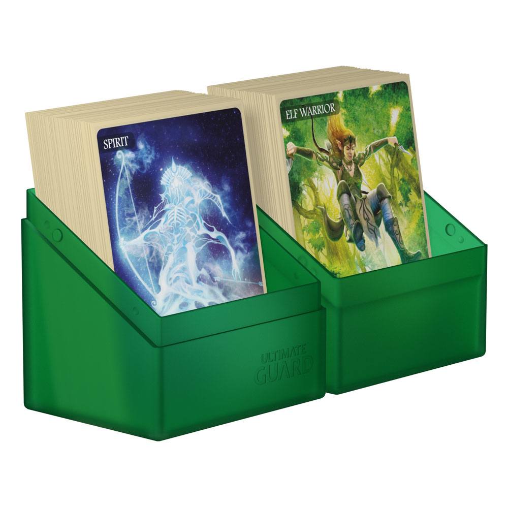 Ultimate Guard Boulder 80+ - Portamazzi Verde Smeraldo per 80 Carte Double-Sleeved