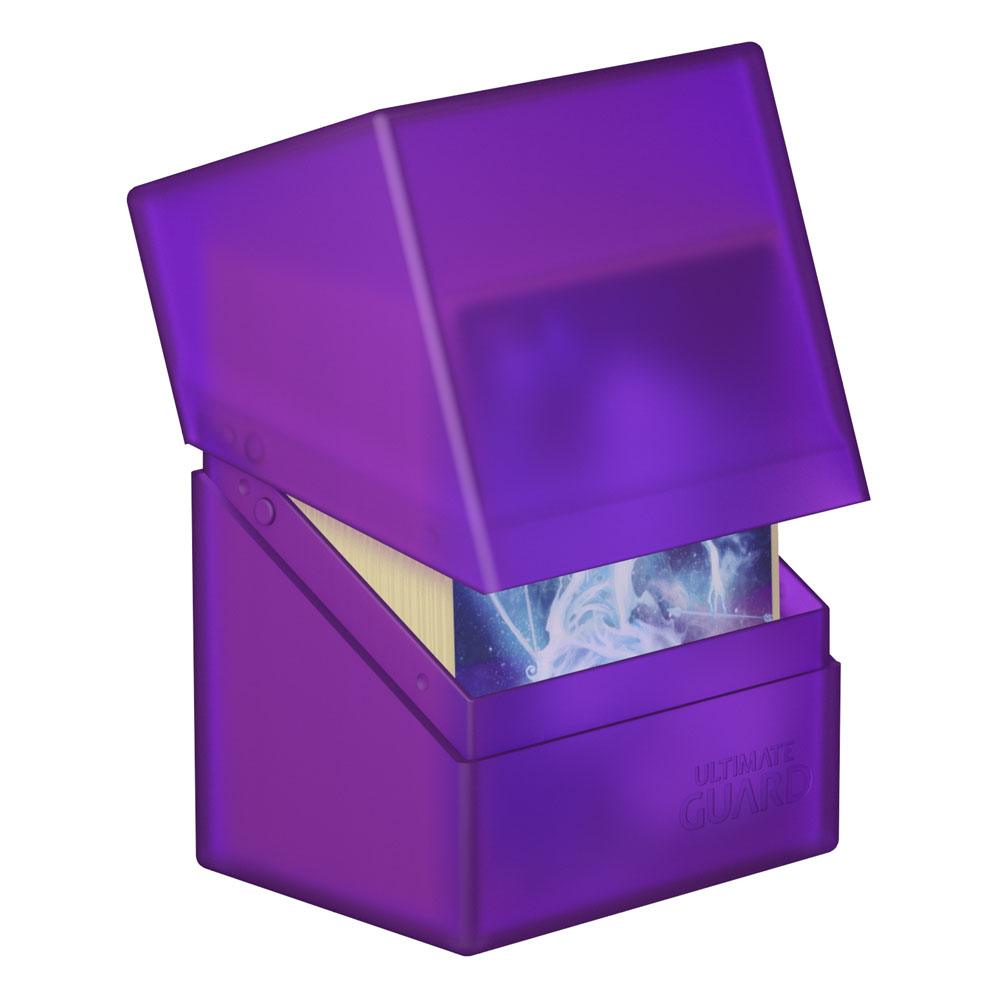 Ultimate Guard Boulder 80+ Portamazzi Amethyst - Deck Box per 80 Carte Double-Sleeved