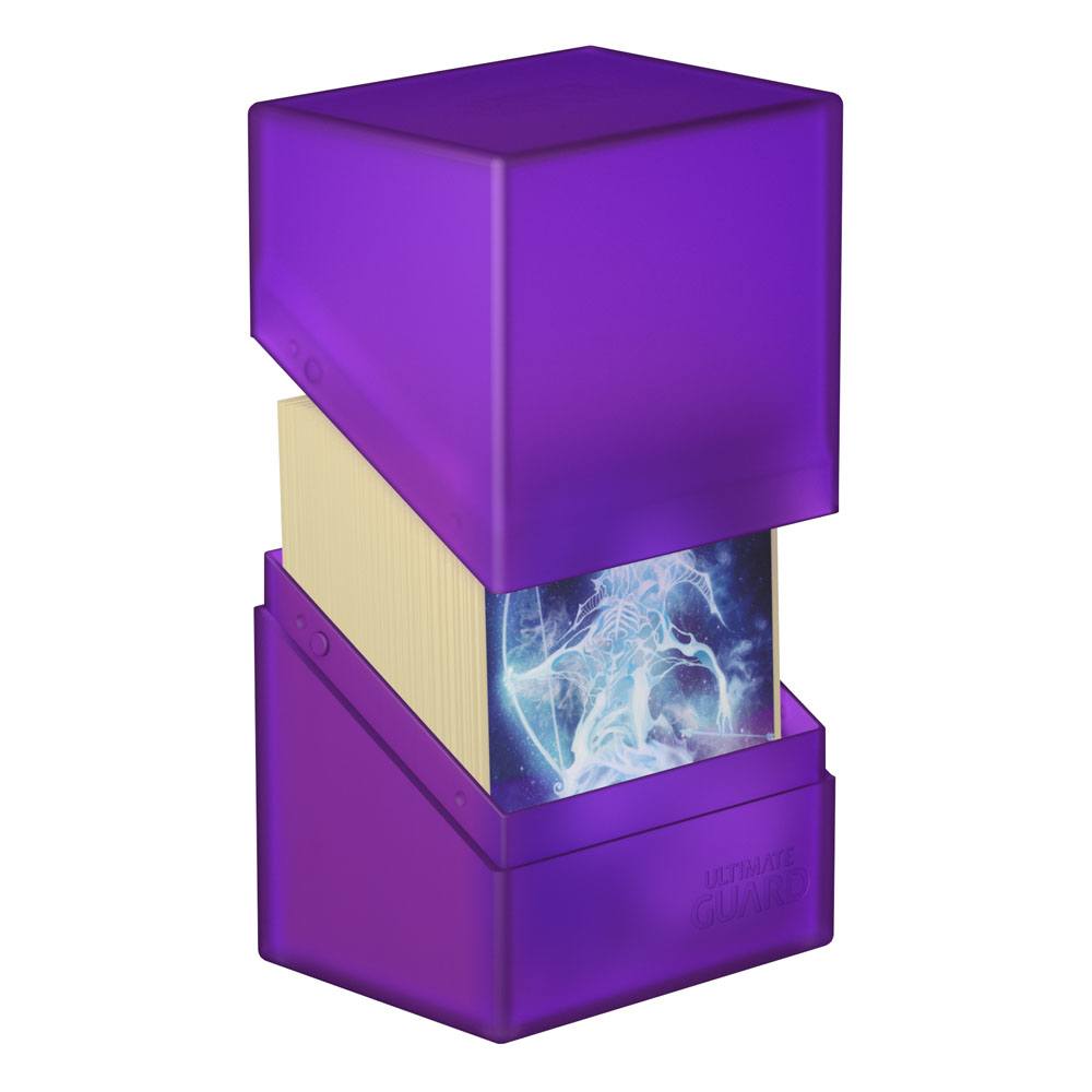 Ultimate Guard Boulder 80+ Portamazzi Amethyst - Deck Box per 80 Carte Double-Sleeved