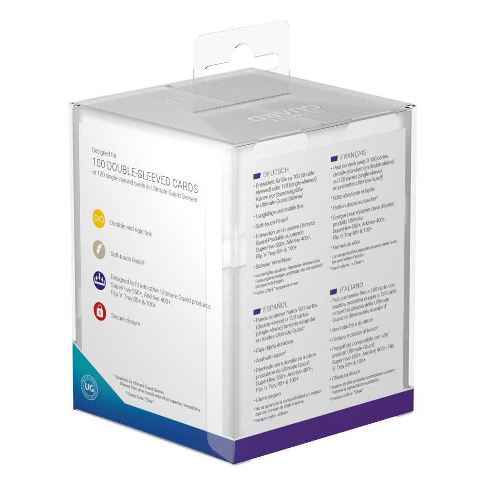 Ultimate Guard Boulder 100+ Frosted - Deck Box per 100+ Carte Doppie