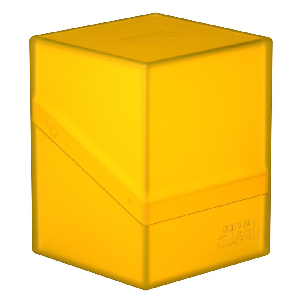 Ultimate Guard Boulder 100+ Portacarte Ambra - Deck Box per 100 Carte Double-Sleeved