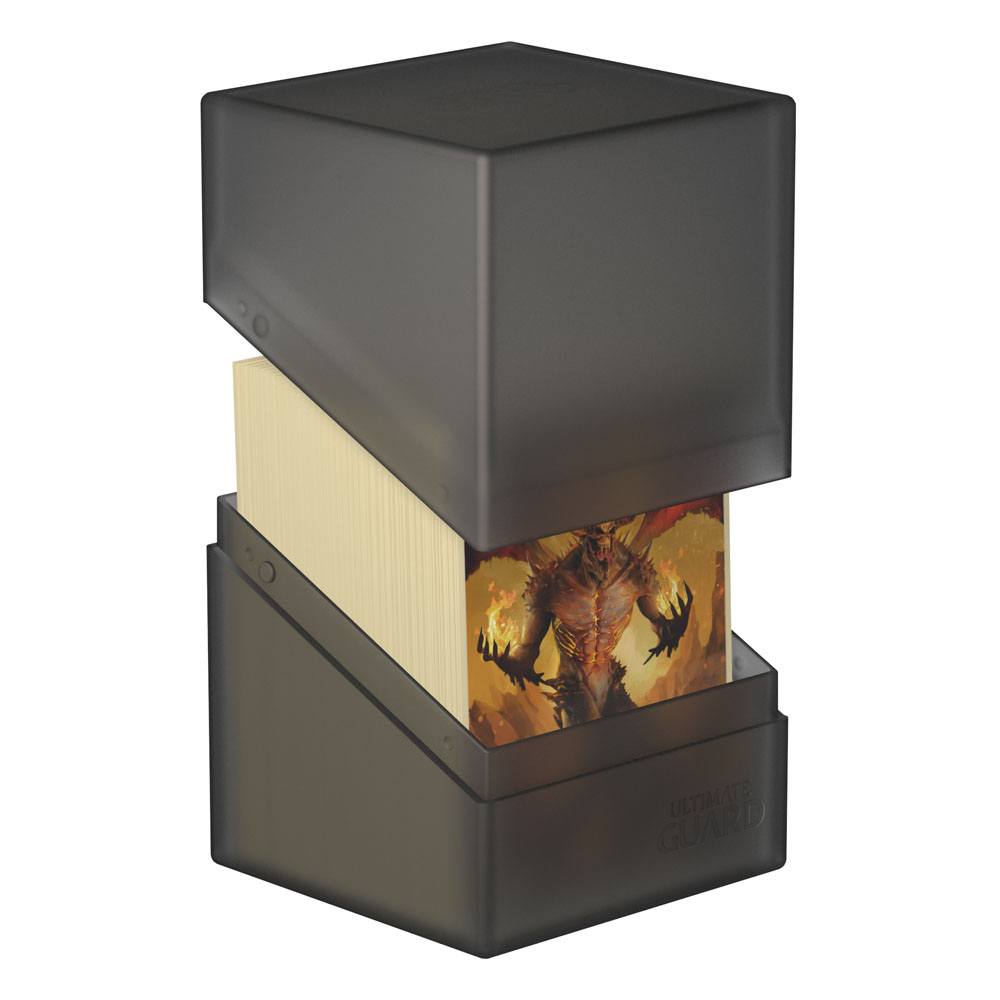 Ultimate Guard Boulder 100+ Portacarte Onyx - Deck Box rigido per 100 carte doppie