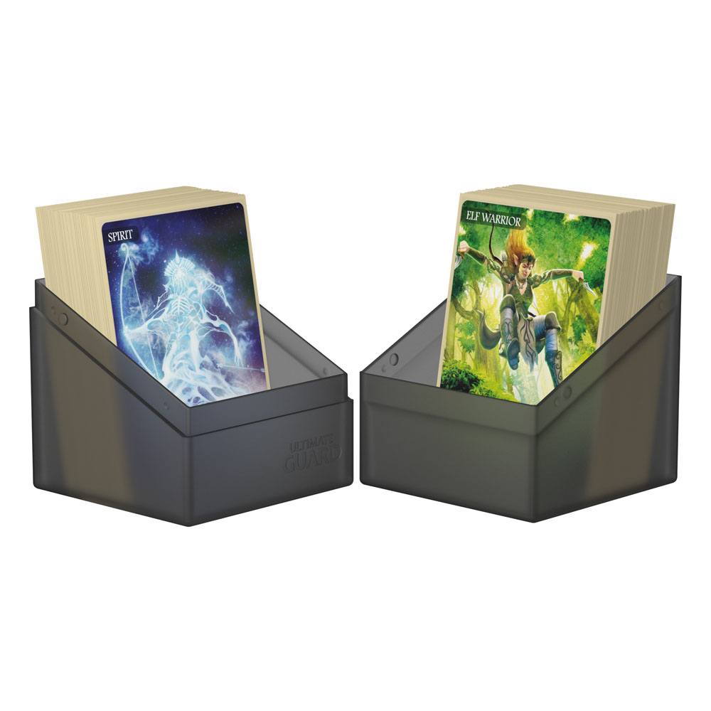 Ultimate Guard Boulder 100+ Portacarte Onyx - Deck Box rigido per 100 carte doppie