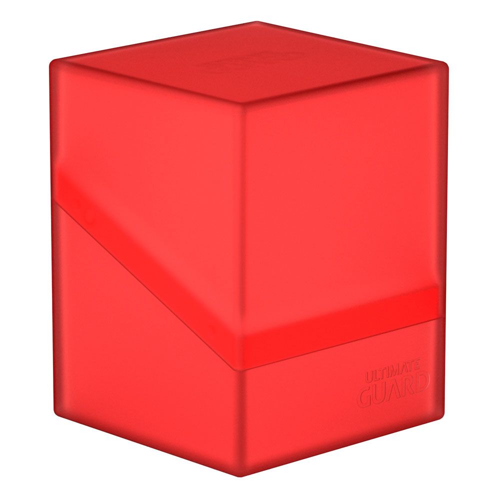 Ultimate Guard Boulder 100+ - Ruby: Portacarte per 100 Carte Double-Sleeved