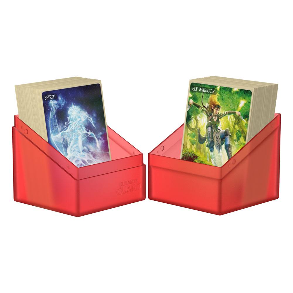 Ultimate Guard Boulder 100+ - Ruby: Portacarte per 100 Carte Double-Sleeved