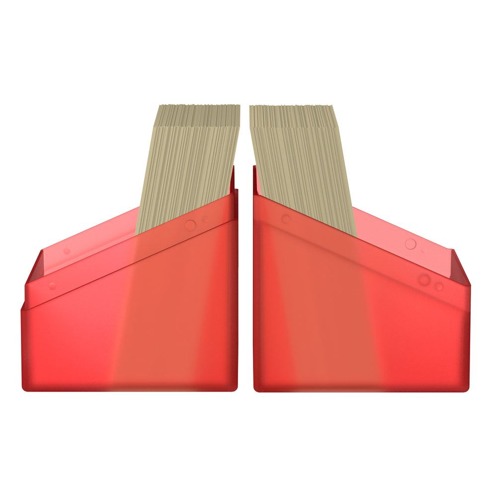 Ultimate Guard Boulder 100+ - Ruby: Portacarte per 100 Carte Double-Sleeved