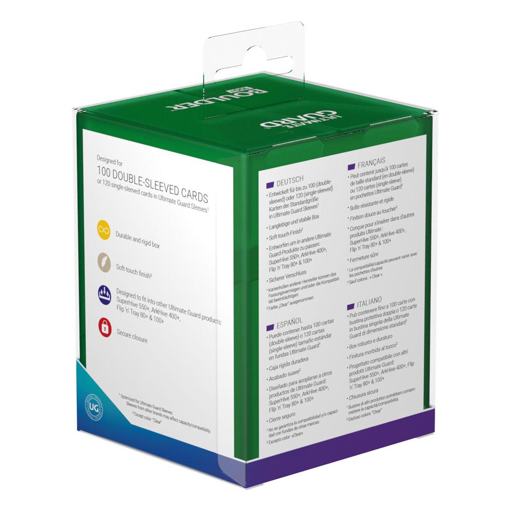 Ultimate Guard Boulder 100+ - Emerald: Deck Box per 100 Carte Double-Sleeved