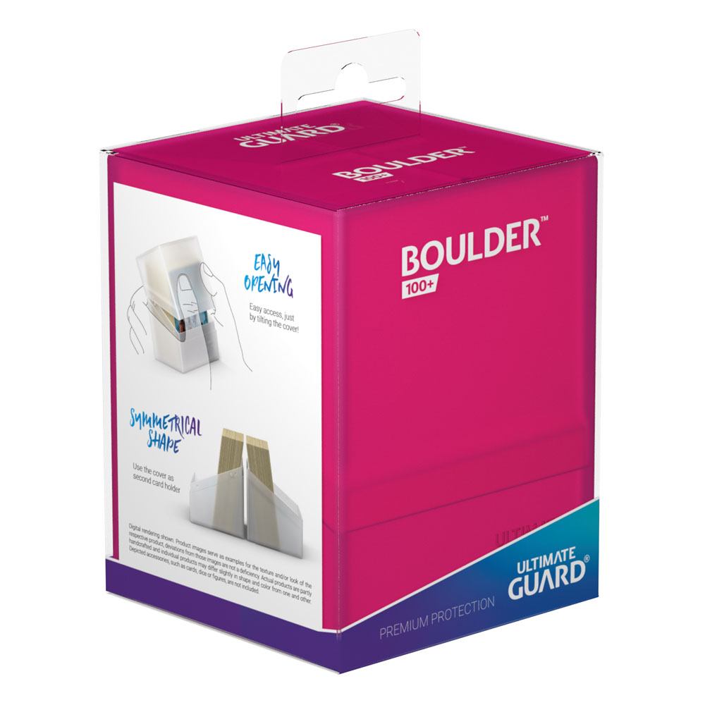 Ultimate Guard Boulder 100+ - Rhodonite: Portadeck rigido per 100+ carte doppie