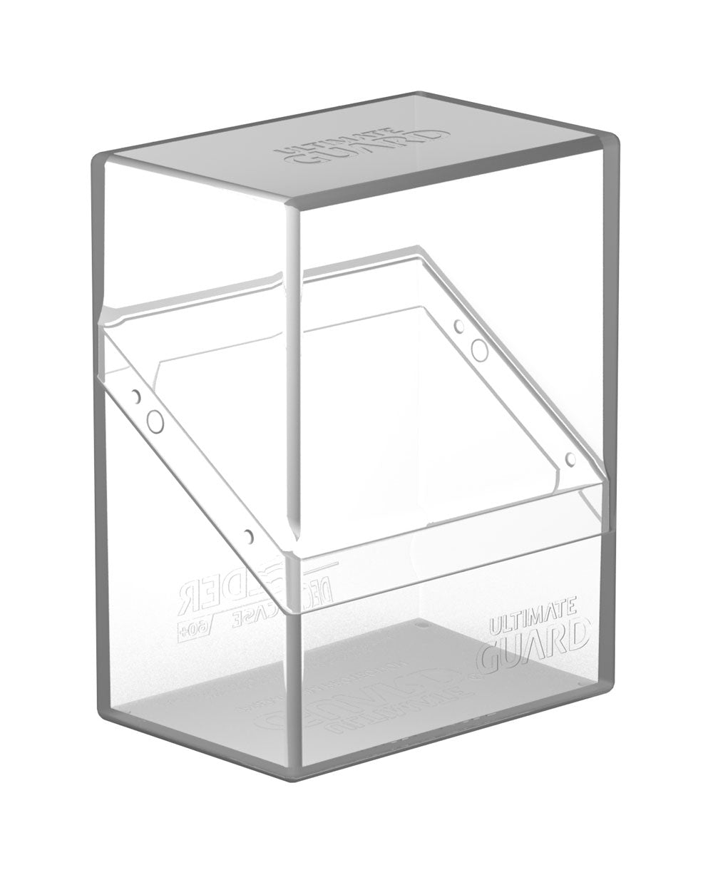 Ultimate Guard Boulder 60+ Portacarte Trasparente - Custodia per 60 Carte Double-Sleeved