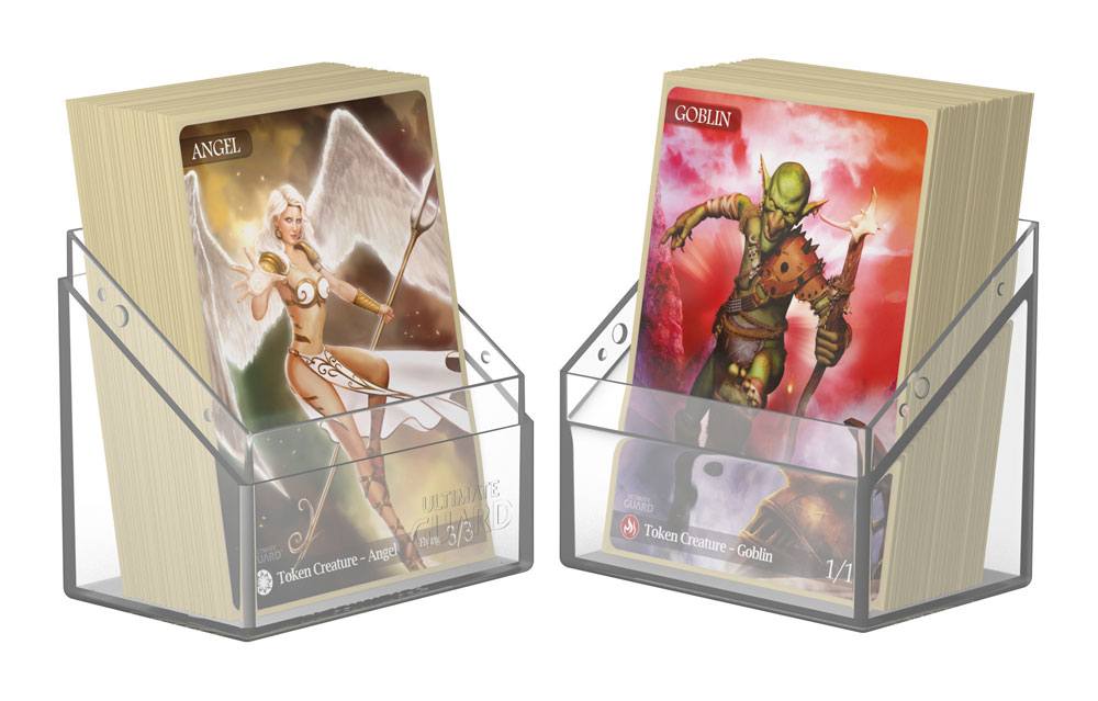 Ultimate Guard Boulder 60+ Portacarte Trasparente - Custodia per 60 Carte Double-Sleeved