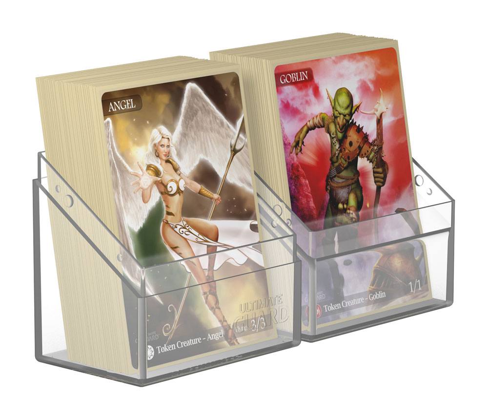 Ultimate Guard Boulder 60+ Portacarte Trasparente - Custodia per 60 Carte Double-Sleeved