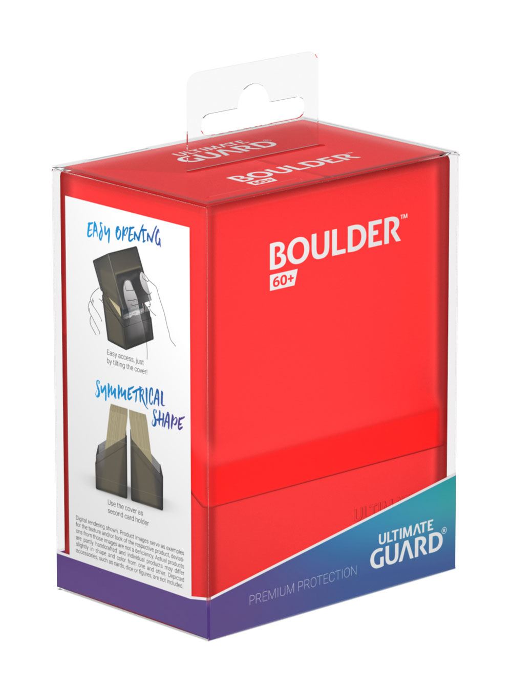 Ultimate Guard Boulder 60+ Portacarte - Ruby