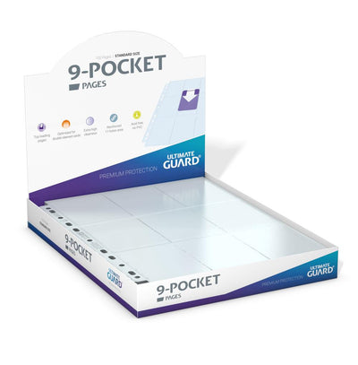 Ultimate Guard 9-Pocket Pages Top-Loading (100) - Trasparenti