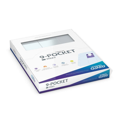 Ultimate Guard 9-Pocket Pages Top-Loading (100) - Trasparenti