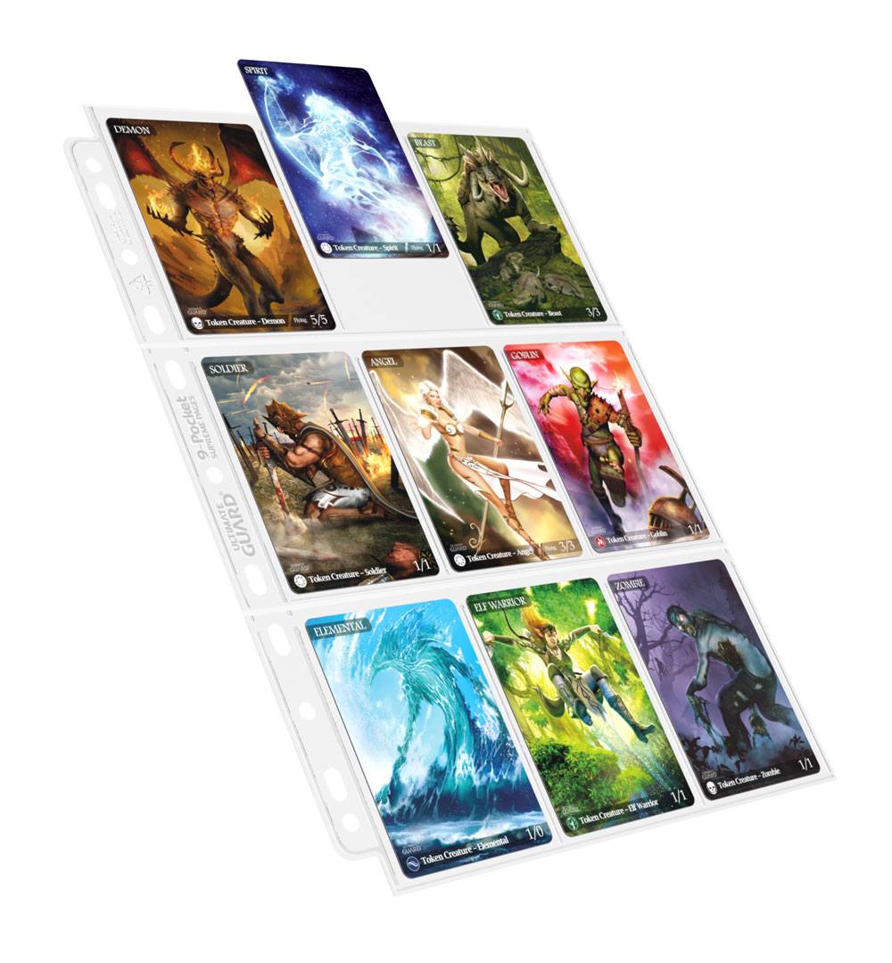 Ultimate Guard 9-Pocket Pages Top-Loading (100) - Trasparenti