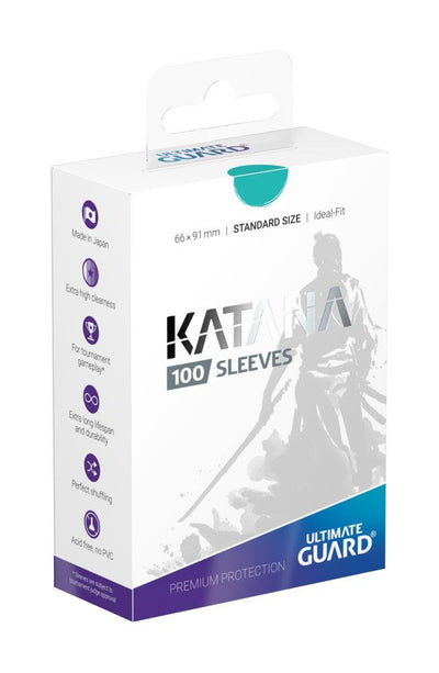 Ultimate Guard Katana Sleeves formato standard (100) - Turchese