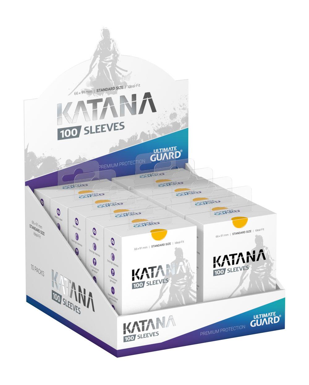 Ultimate Guard Katana Sleeves formato standard (100) - Gialle