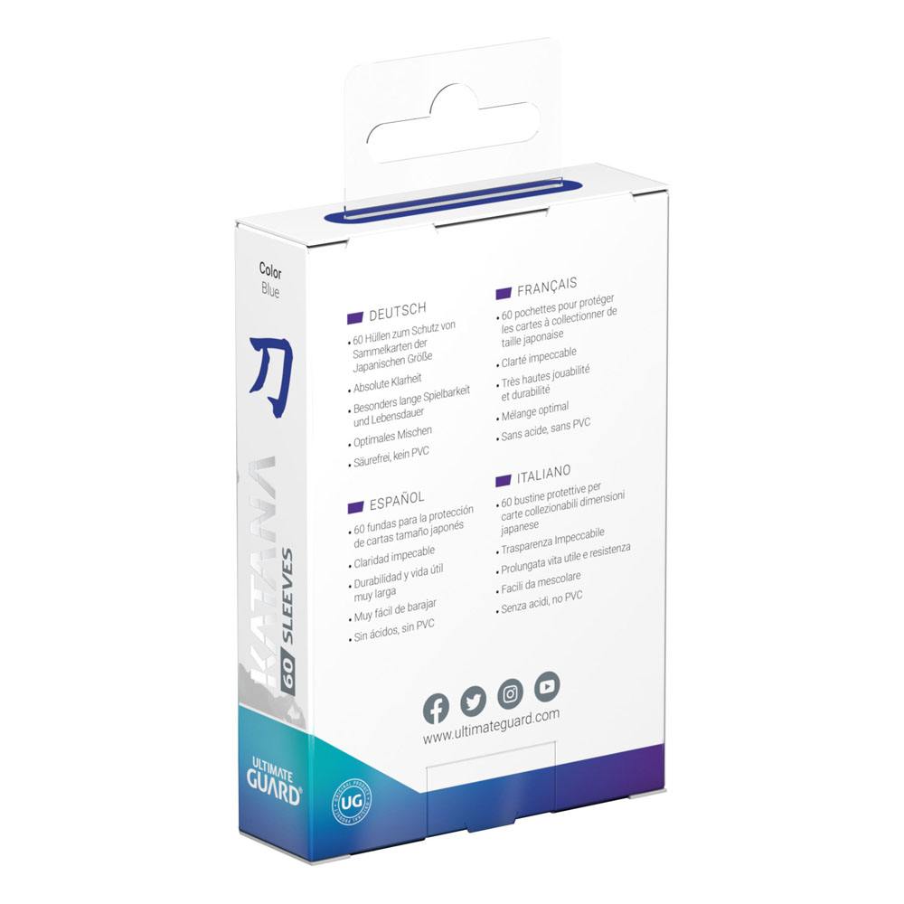 Ultimate Guard Katana Sleeves formato giapponese (60) - Blu