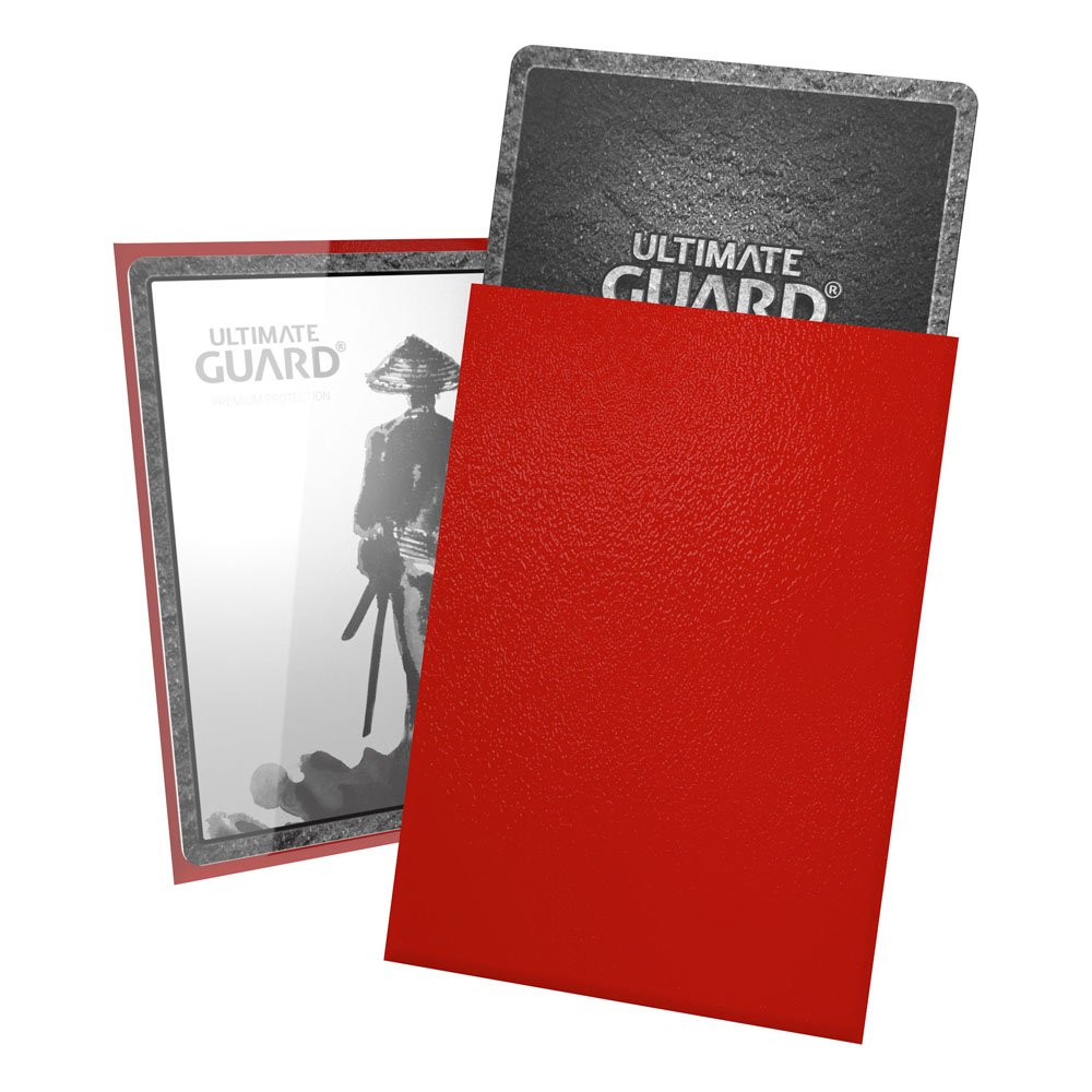 Ultimate Guard Katana Sleeves formato giapponese (60) - Rosse