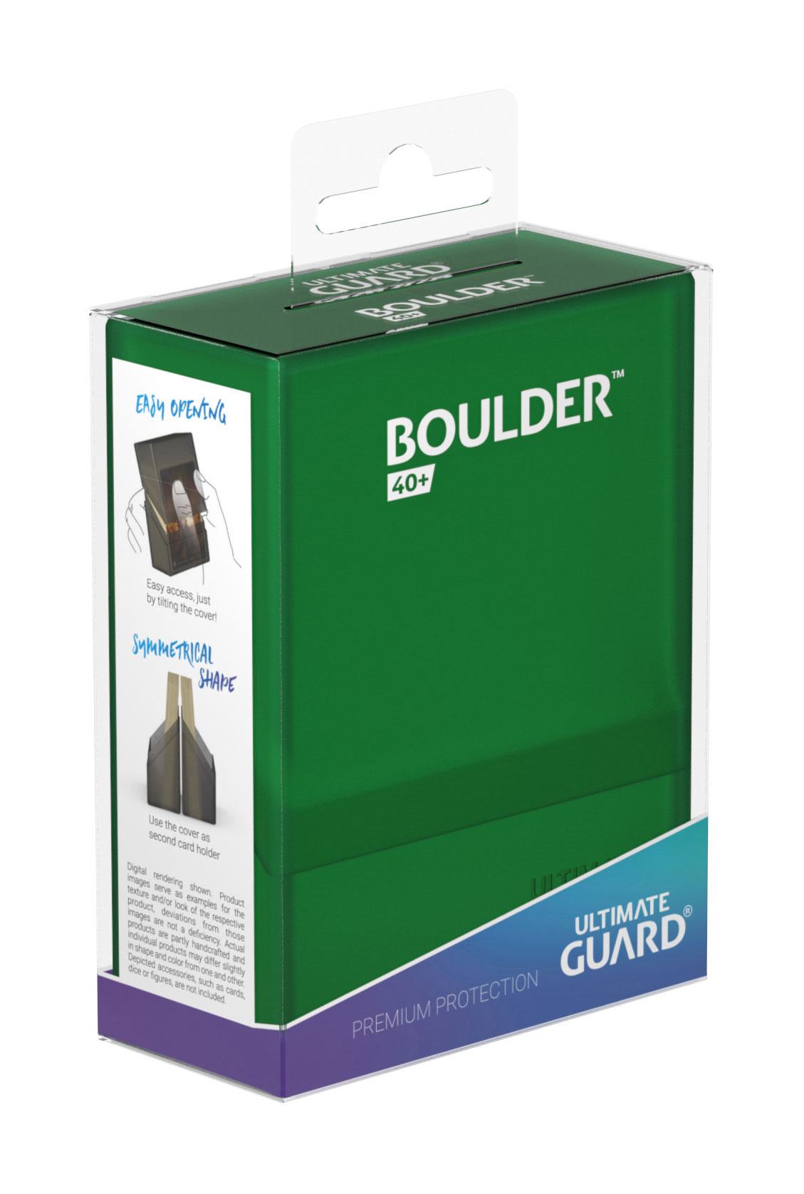 Ultimate Guard Boulder 40+ Deck Box - Emerald