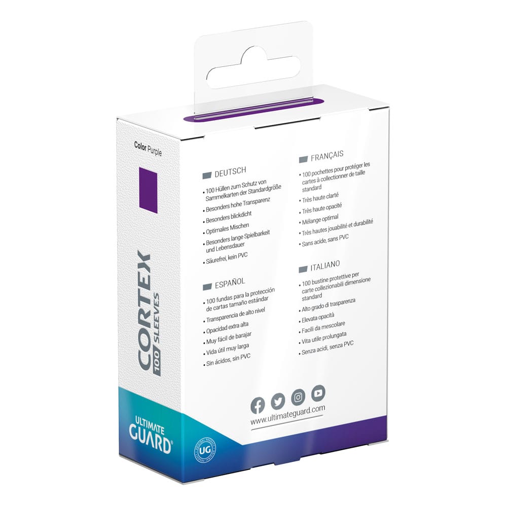 Ultimate Guard Cortex Sleeves formato standard (100) - Viola