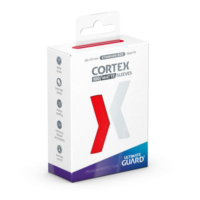 Ultimate Guard Cortex Sleeves Matte Standard Size (100) - Rosse