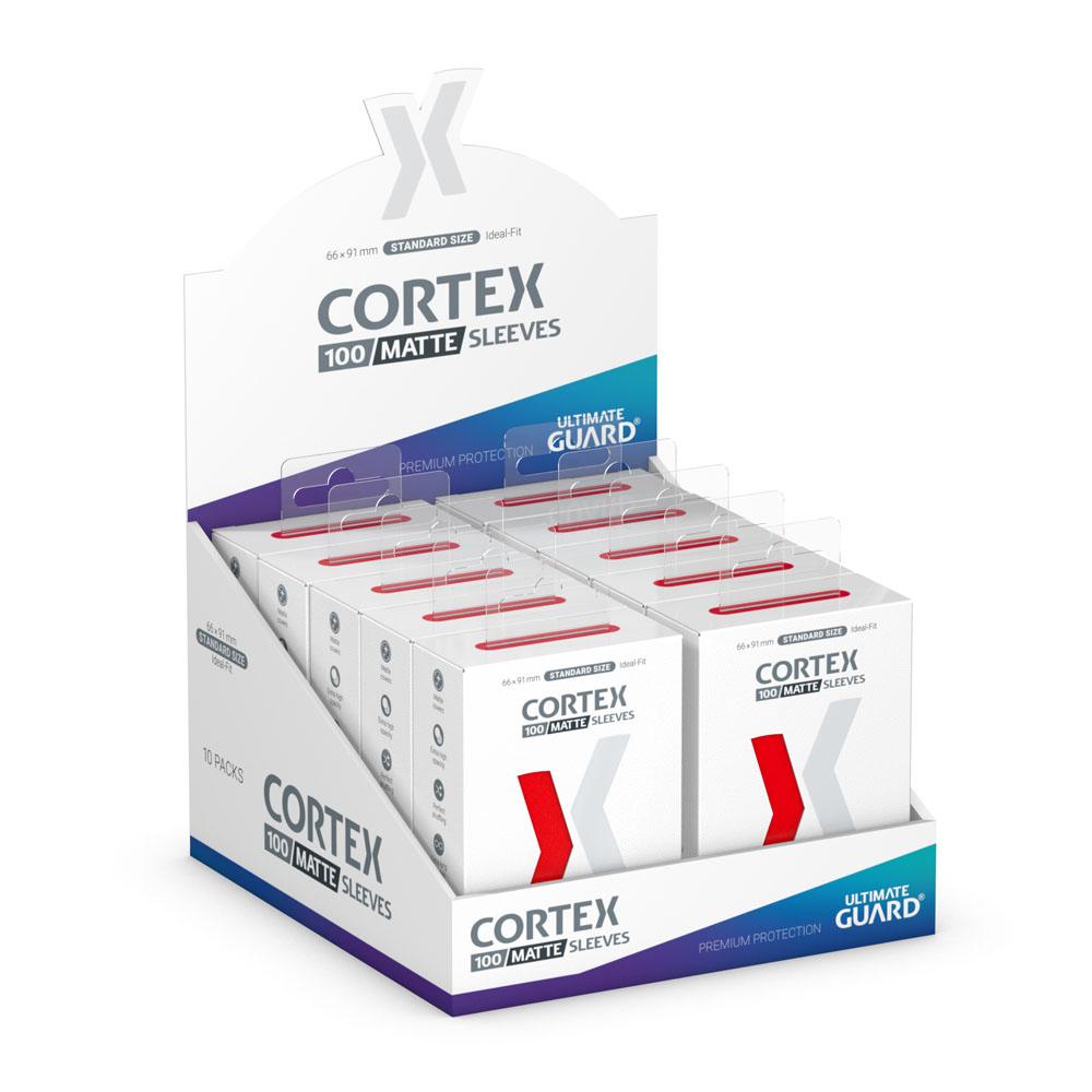 Ultimate Guard Cortex Sleeves Matte Standard Size (100) - Rosse
