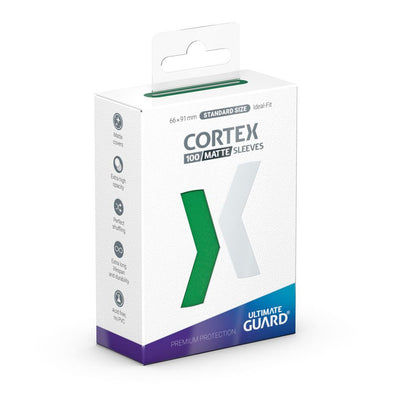 Ultimate Guard Cortex Sleeves Matte, bustine formato standard (100) - Verde