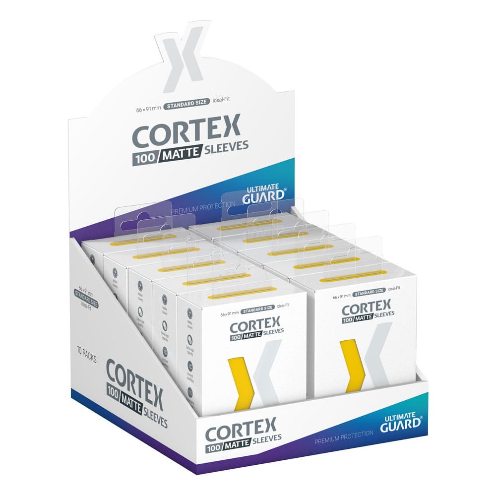 Ultimate Guard Cortex Sleeves Matte Standard Size (100) - Giallo
