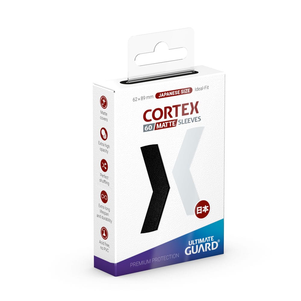 Ultimate Guard Cortex Sleeves Matte bustine formato Japanese size 60 nere