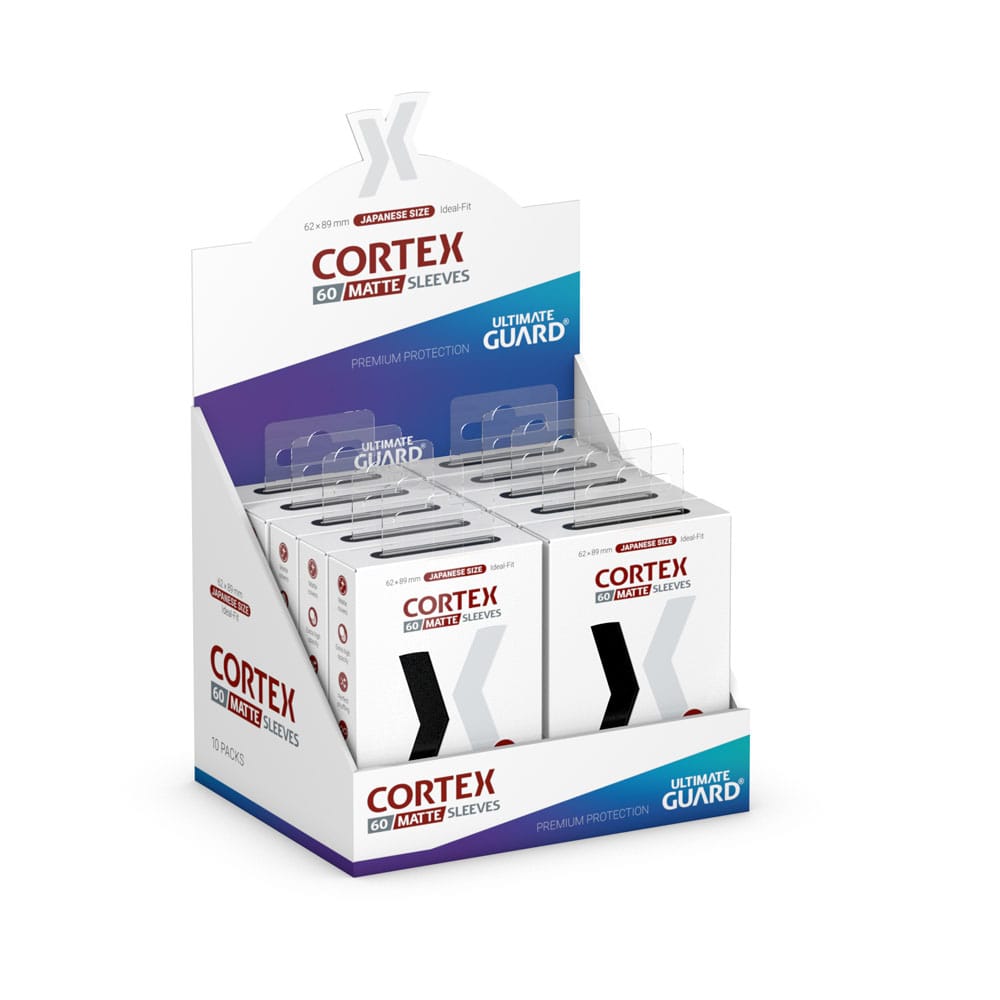 Ultimate Guard Cortex Sleeves Matte bustine formato Japanese size 60 nere