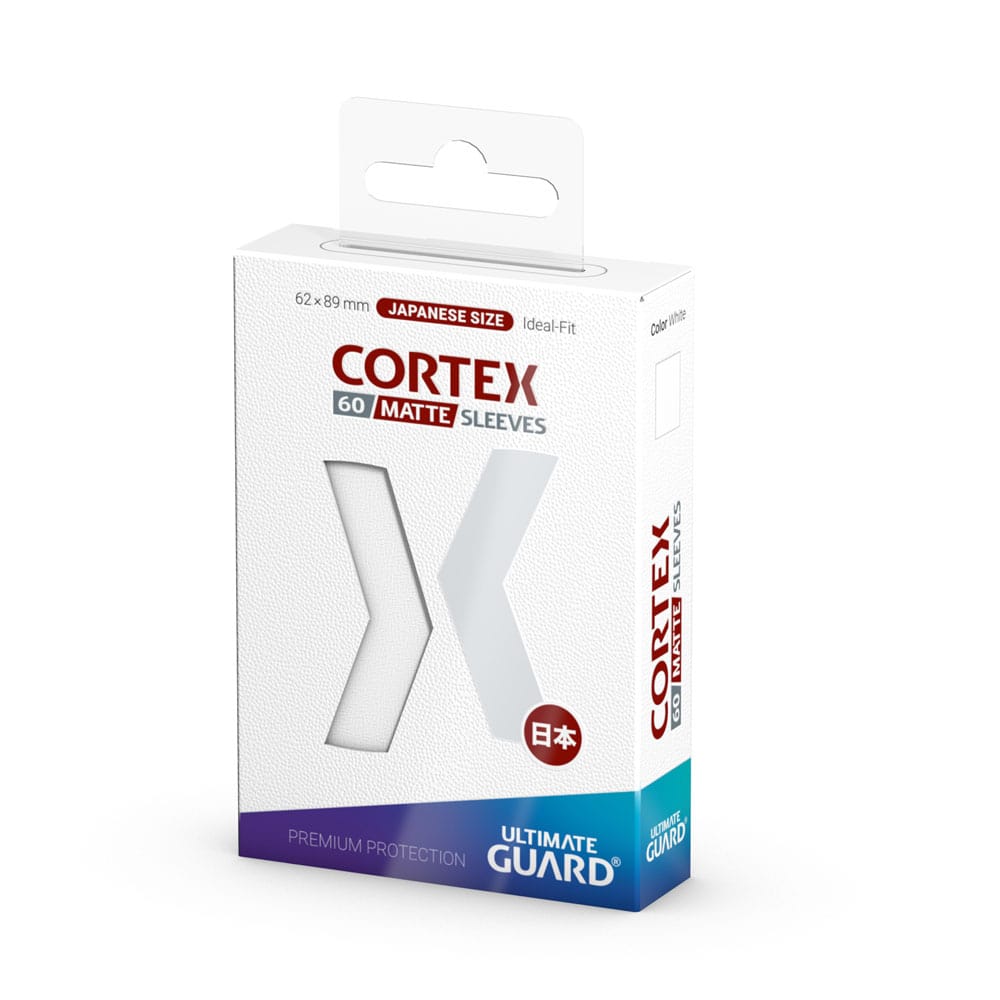 Ultimate Guard Cortex Sleeves, bustine protettive formato giapponese opache (60) - Bianco